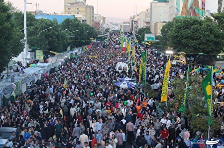 جشن‌ امام‌رضایی‌ها با حضور پرشور مردم تهران